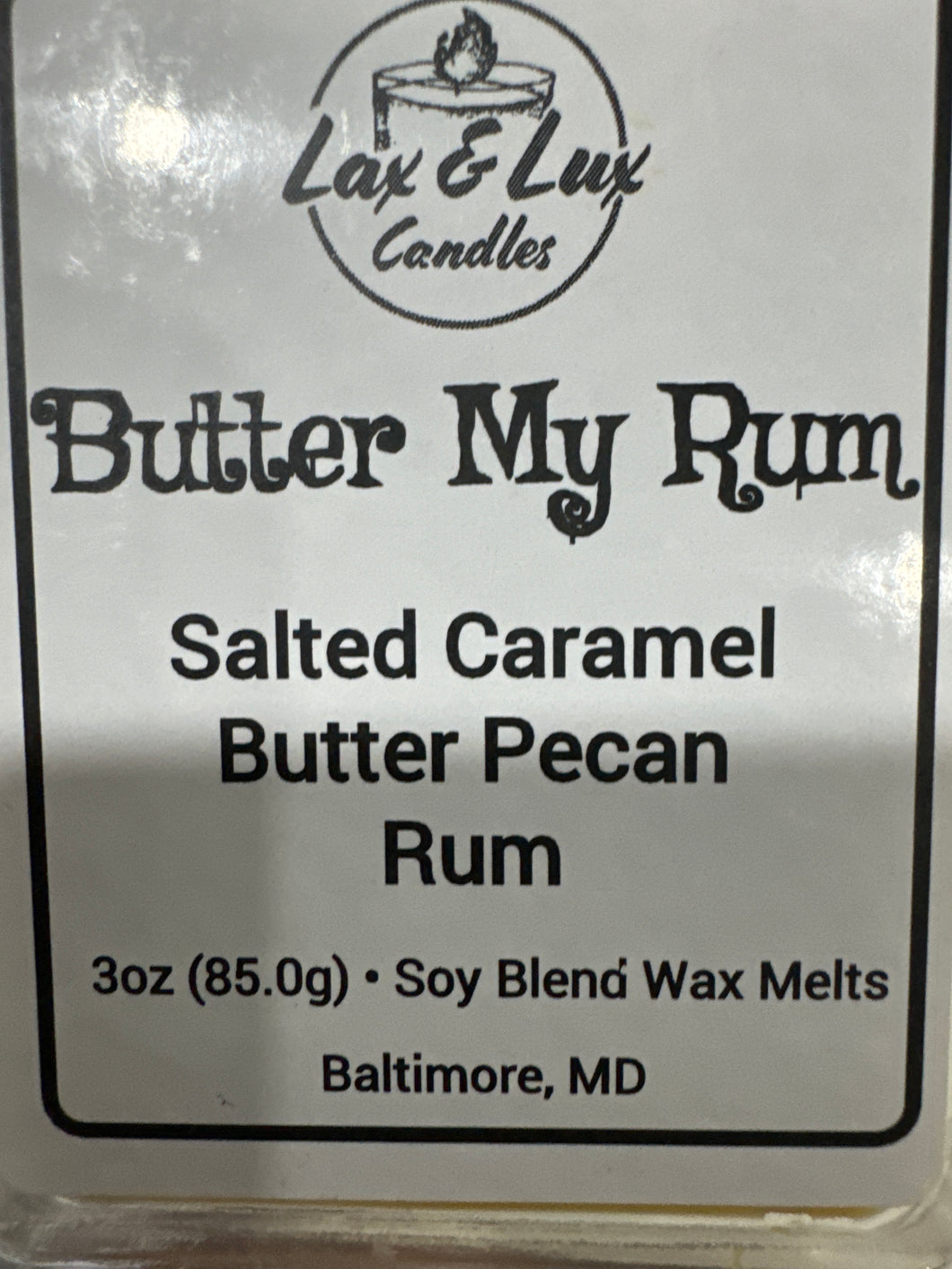 Butter My Rum - 3oz Wax Melts Cubes