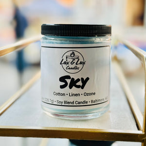 Sky - 8 oz Jar Candle
