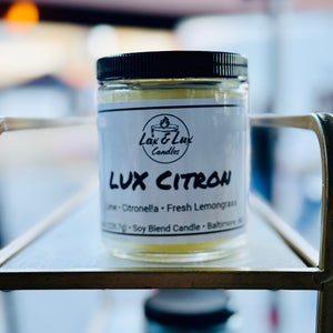 Lux Citron - 8oz Jar Candle