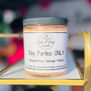 Day Parties ONLY - 8 oz Jar Candle