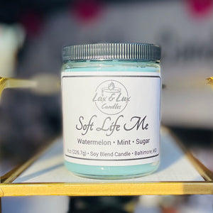 Soft Life Me -  8 oz Jar Candle