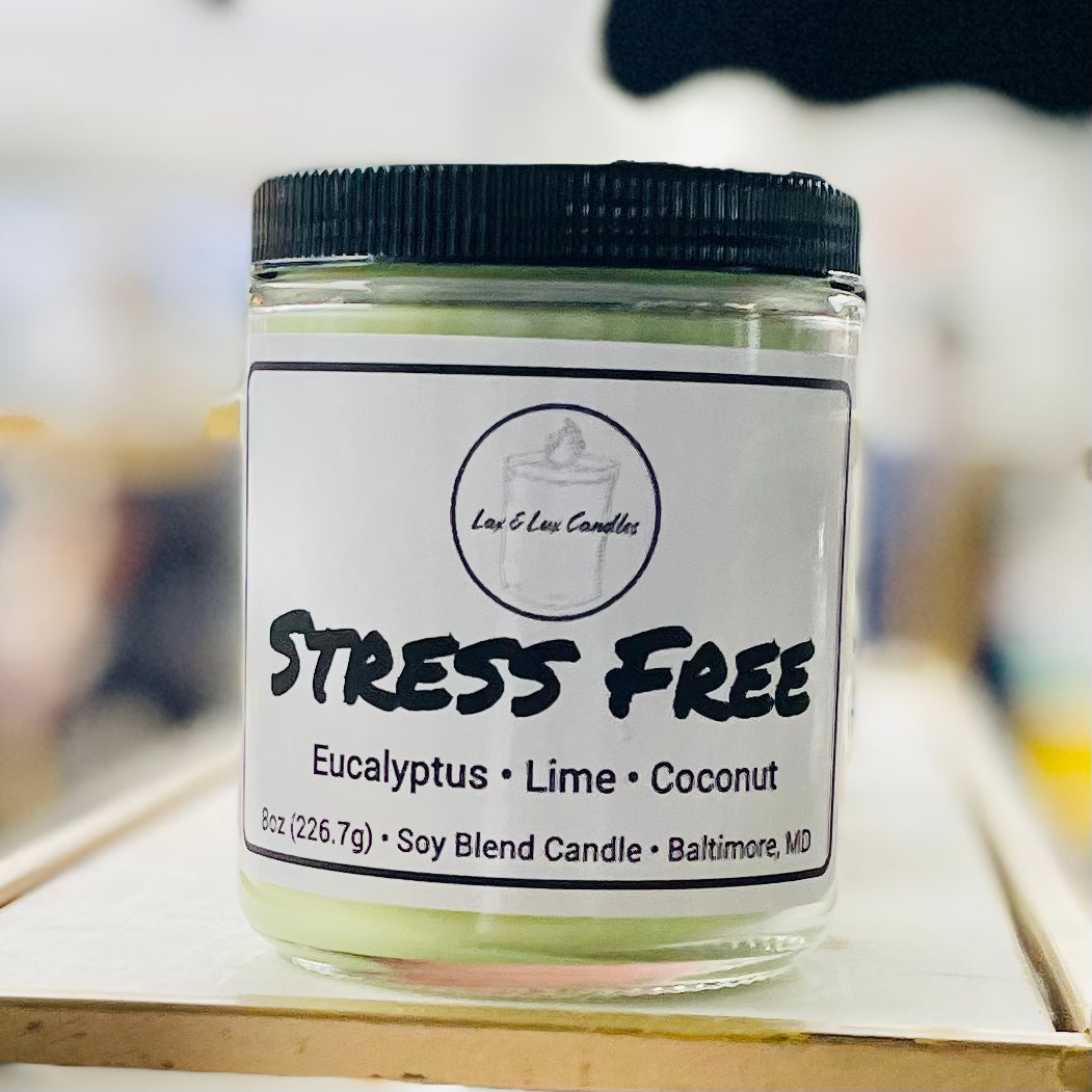 Stress Free - 8 oz Jar Candle