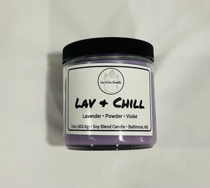 Lav + Chill - Jar Candle (8oz or 16oz)