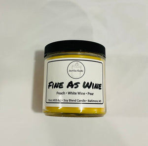 Fine as Wine - Jar Candle (8oz or 16oz)