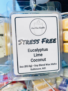 Stress Free - 3 oz Wax Melt Cubes – Lax & Lux Candles