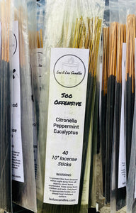 Bougie Incense Sticks (40 -10" sticks)