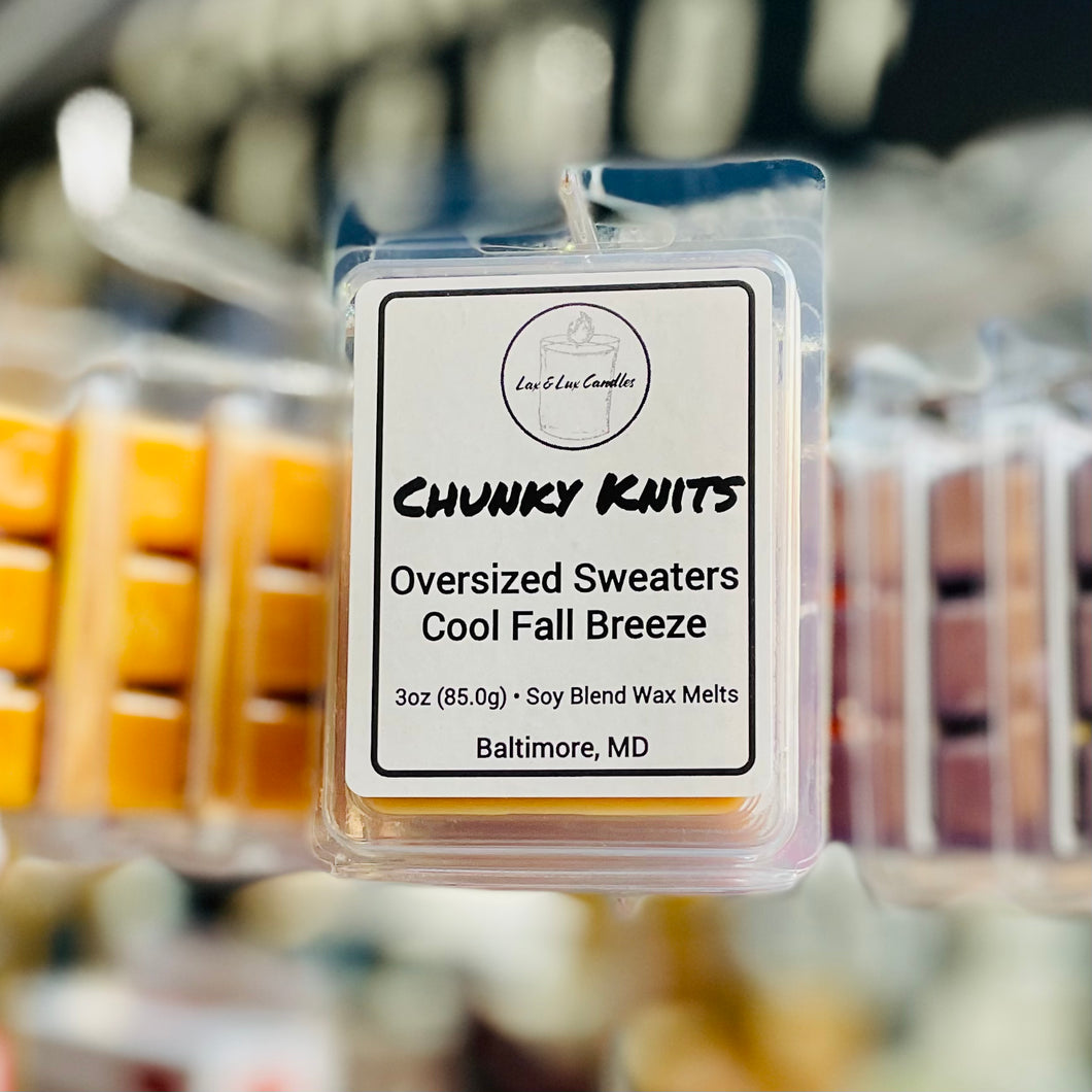 Chunky Knits - 3 oz Wax Melt Cubes
